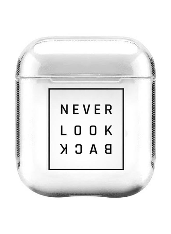 Stylizedd Printed Protective Case Cover For Apple AirPods 2/1 Black/White/Clear - Image 1