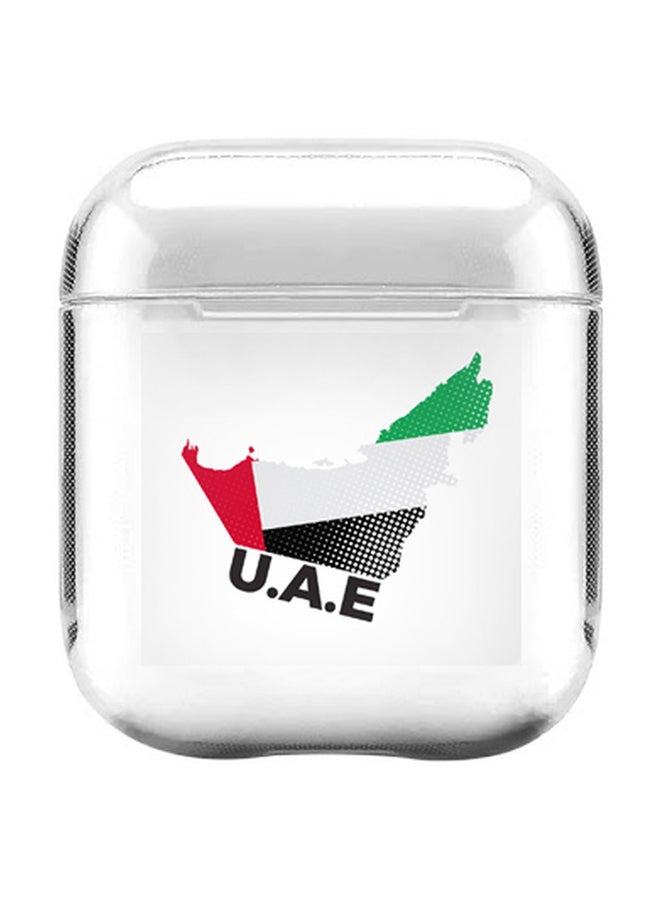 ستايلايزد حافظة حماية واقية بطبعة لسماعات أبل آيربودز 1/2 أخضر / أبيض / أسود - Image 1