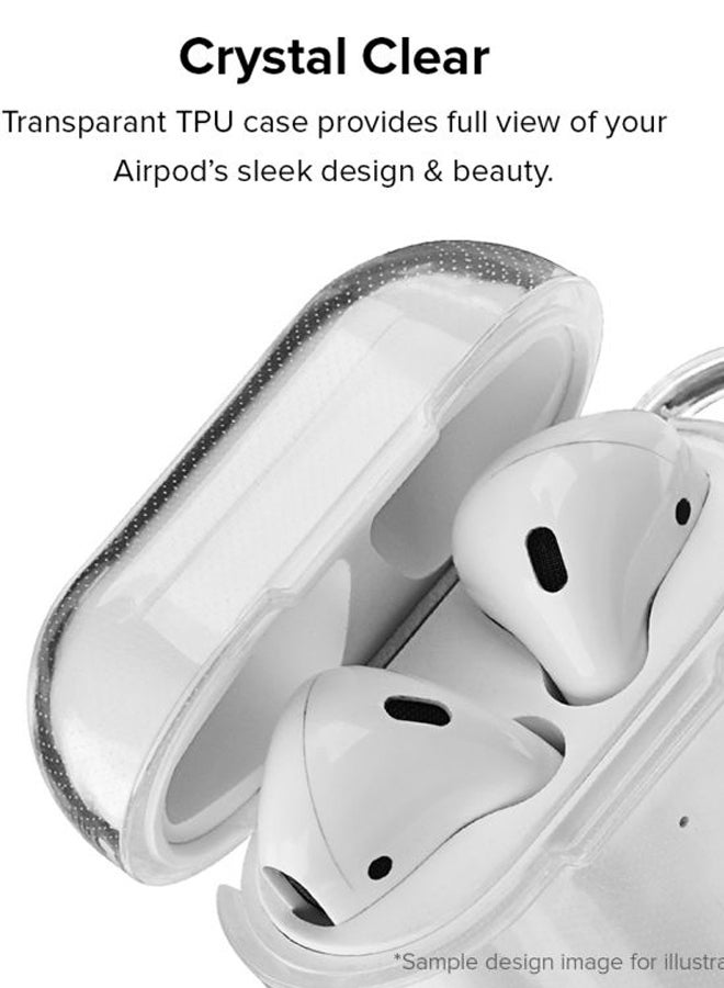 ستايلايزد حافظة حماية من سلسلة كلاسيك مزينة بطبعة جهاز ألعاب جيم بوي لسماعات أبل آيربودز 2/ ‏1 أبيض/أصفر/رمادي - Image 2