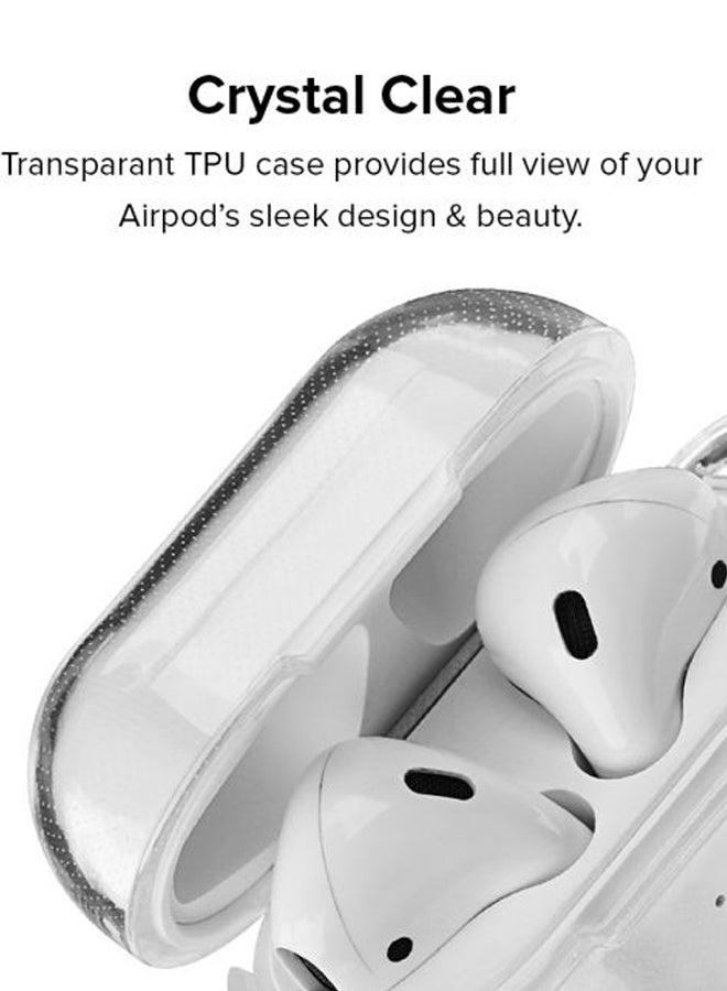 ستايلايزد حافظة واقية بطبعة محب اللحية من سلسلة كلاسيك لسماعة أبل آيربودز 1/2 أبيض/ أسود - Image 2