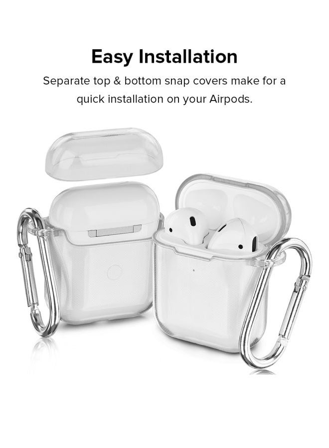 Stylizedd Classic Series Lifeguard Printed Case For Apple AirPods 2/1 White/Black  - Image 4