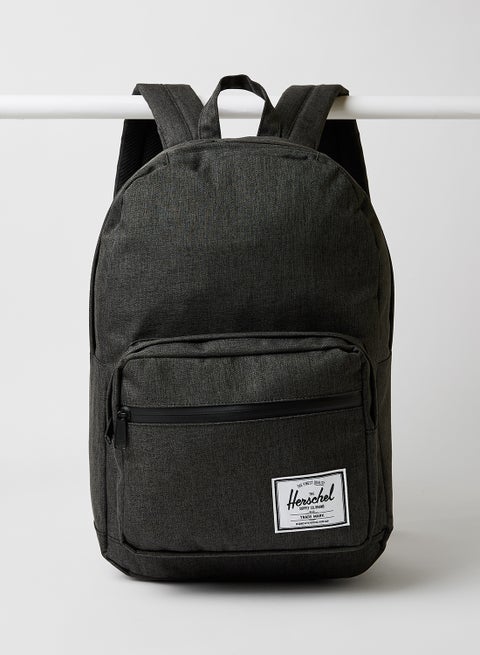 Pop Quiz Backpack Black Crosshatch/Black Rubber