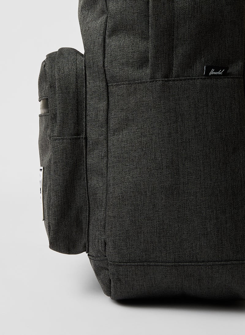 Pop Quiz Backpack Black Crosshatch/Black Rubber