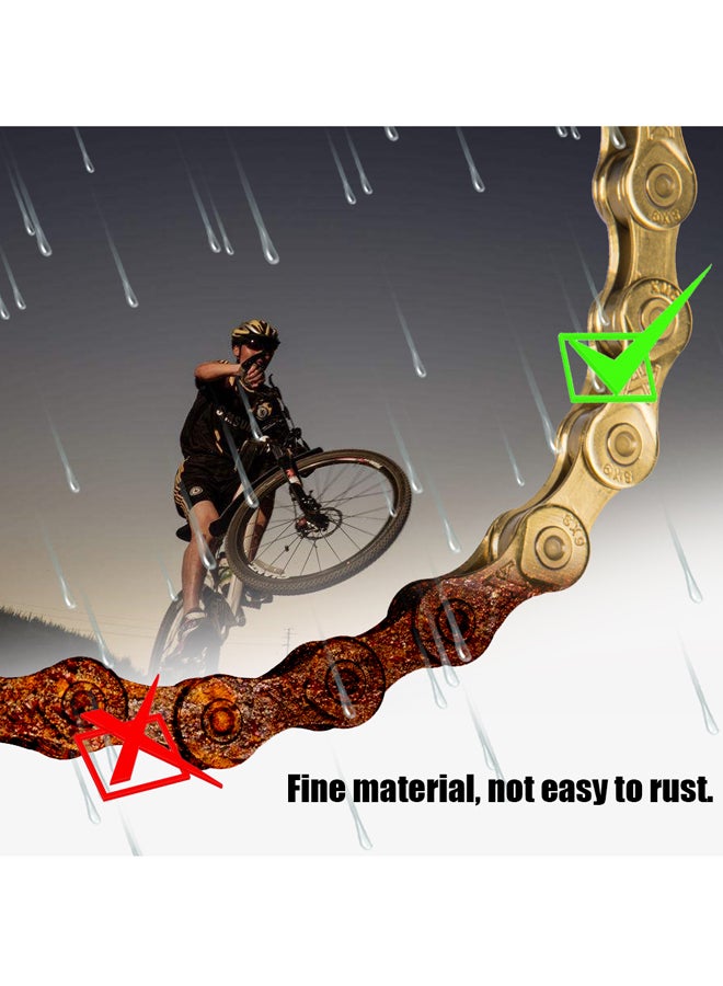 زد تي تي أو سلسلة دراجة ب9 سرعات 19X6X0.6سم - Image 4