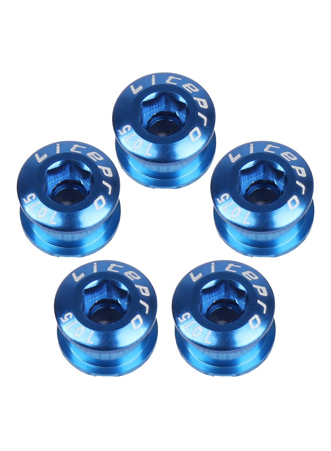 Litepro 5 Piece Bicycle Chain Ring Bolts Set 6.30X3.15X0.79inch  - Image 1