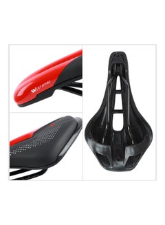 WEST BIKING Soft PU Leather Hollow Breathable Mountain Bicycle Seat 25.3X15cm  - Image 3