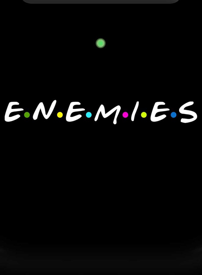 ستايلايزد غطاء حماية واقٍ لسماعات أبل آيربودز طبعة بكلمة "Enemies" - Image 2