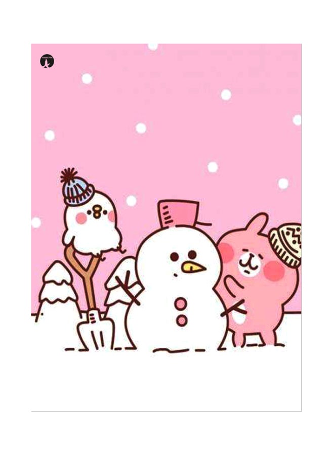 بي بي ملصق جداري مطبوع متعدد الألوان 20سم