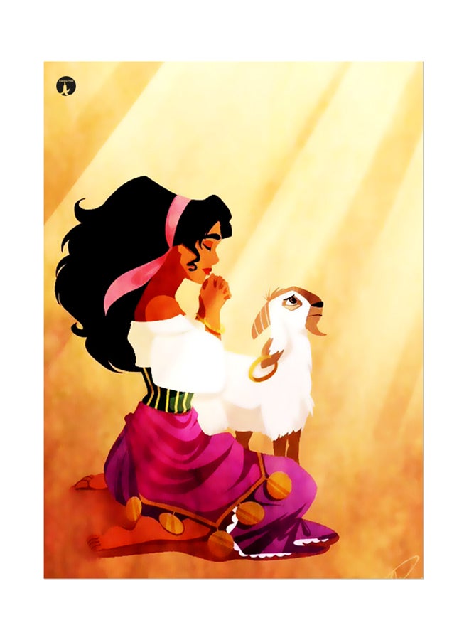 Printed Wall Sticker Multicolour 20cm