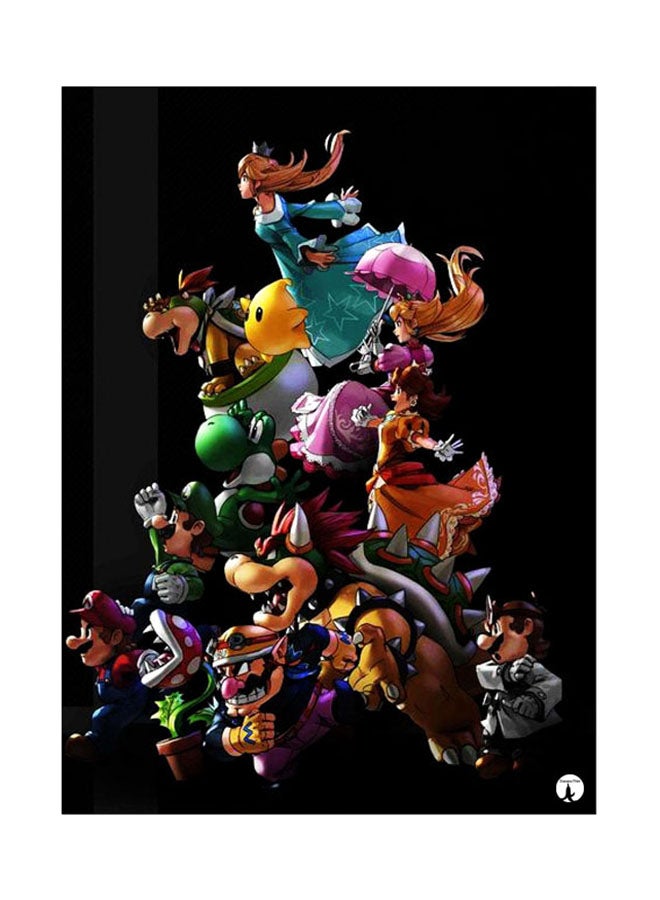 بي بي ملصق جداري مطبوع متعدد الألوان 20سم