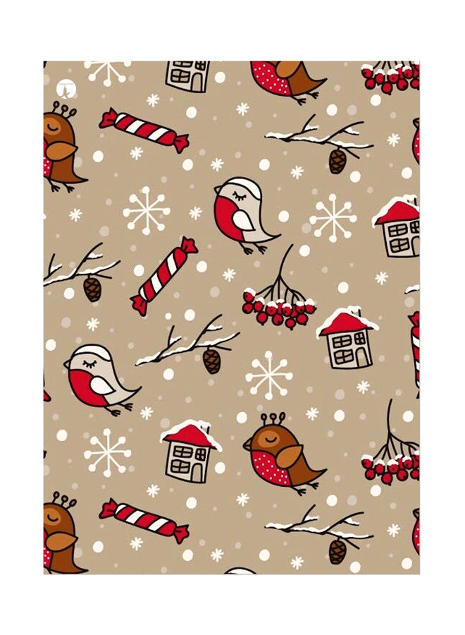 ملصق جداري مطبوع متعدد الألوان 20سم