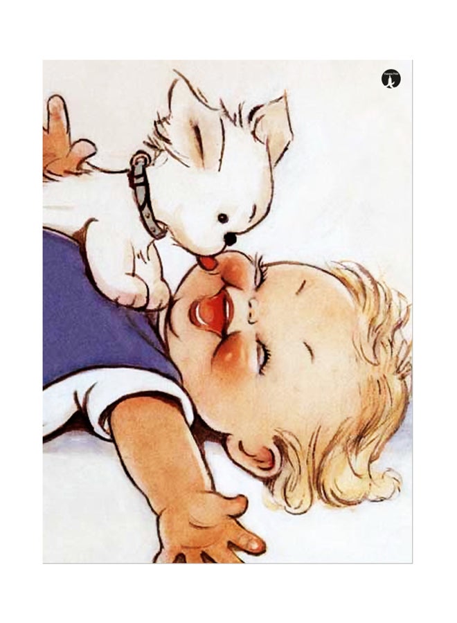 Printed Wall Sticker Multicolour 20cm