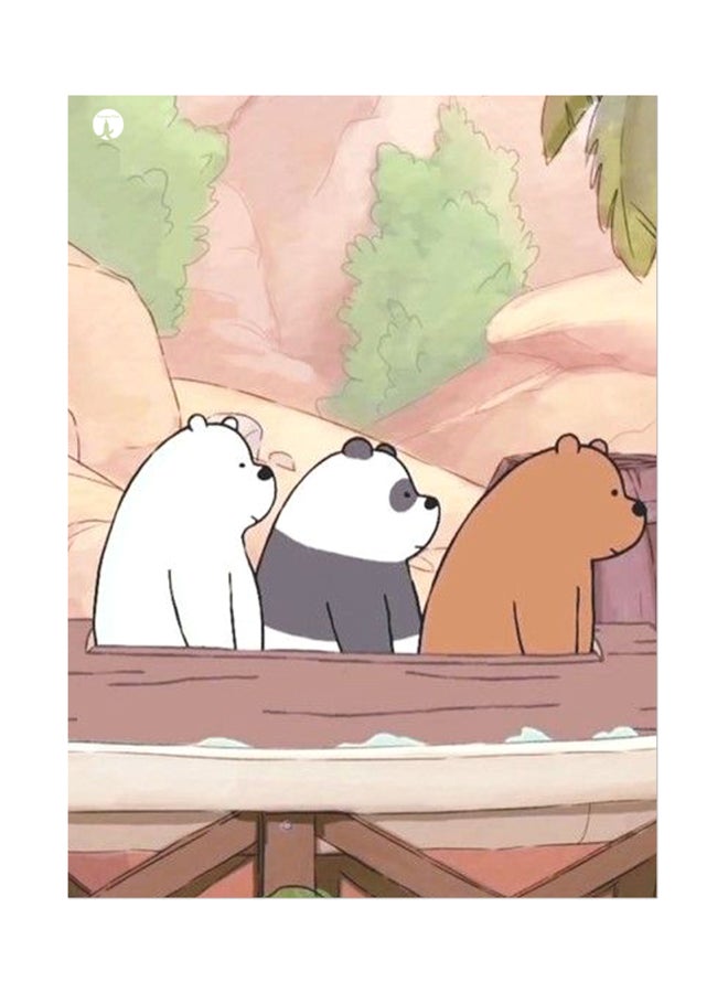 بي بي ملصق جداري مطبوع متعدد الألوان 20سم