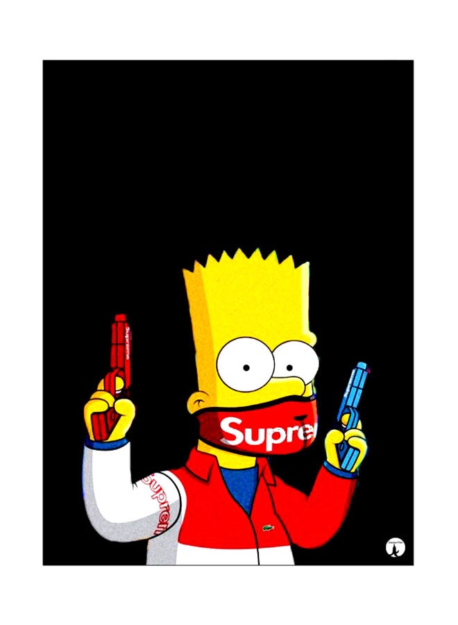 BP Printed Wall Sticker Multicolour 20cm