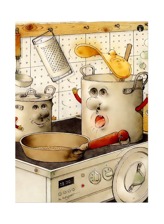 Printed Wall Sticker Multicolour 20cm