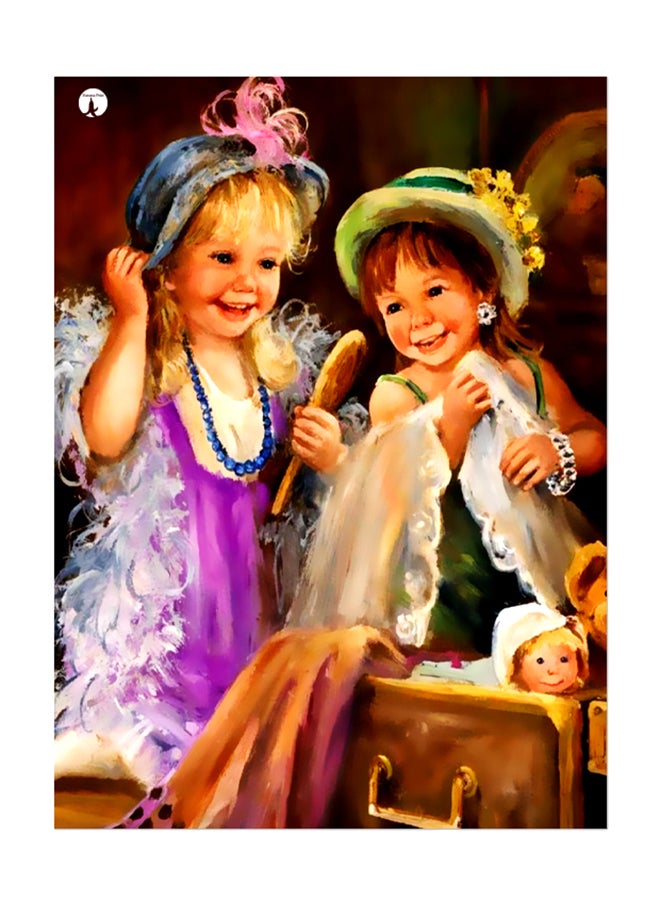 ملصق جداري مطبوع متعدد الألوان 20سم