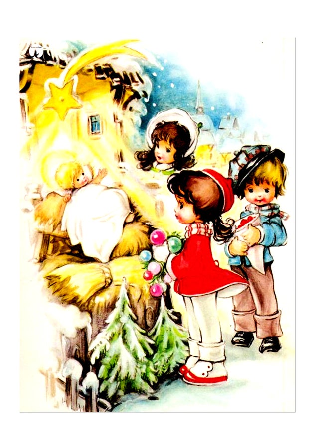 Printed Wall Sticker Multicolour 20cm