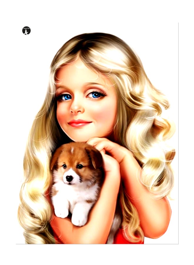 بي بي ملصق جداري مطبوع متعدد الألوان 20سم