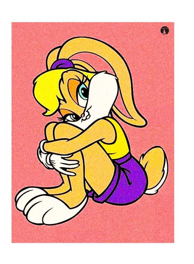 ملصق جداري مطبوع متعدد الألوان