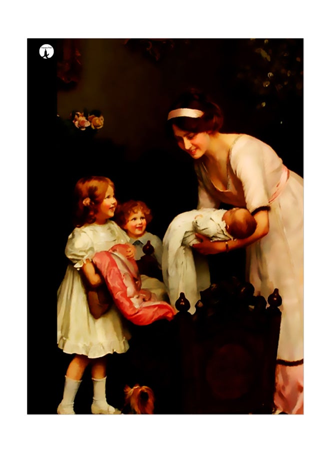 ملصق جداري مطبوع متعدد الألوان 20سم