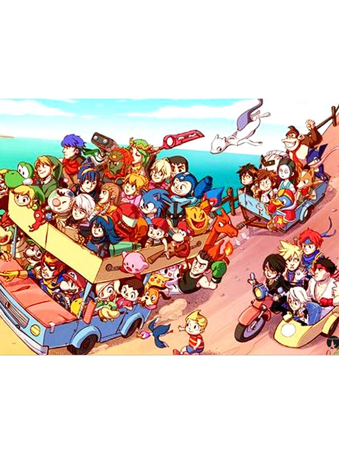 ملصق جداري مطبوع متعدد الألوان 20سم