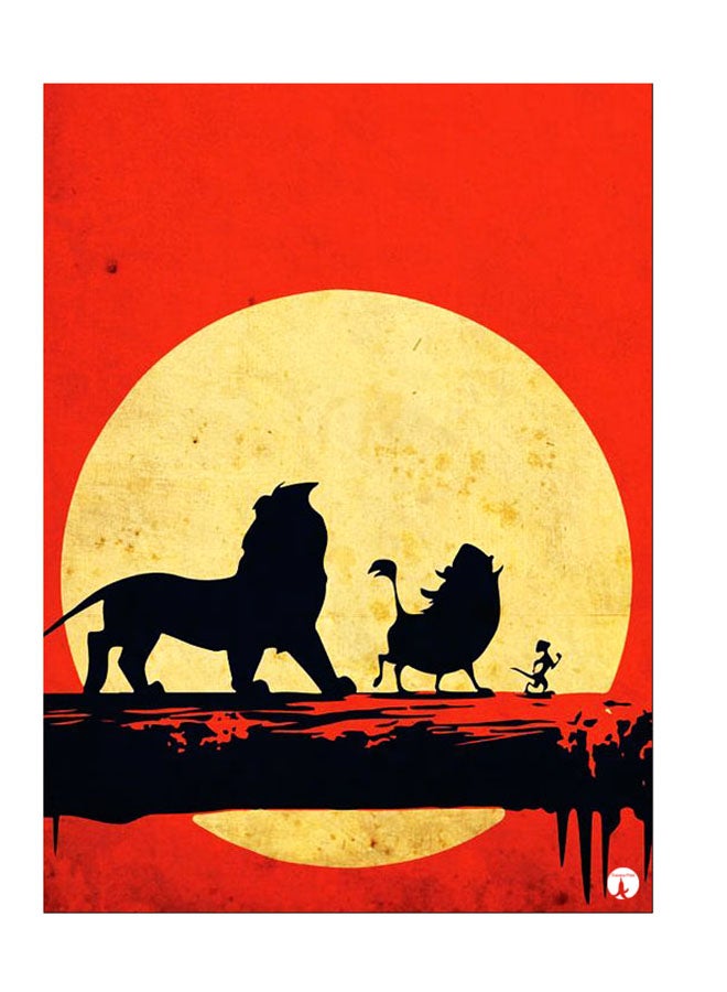 Printed Wall Sticker Multicolour 20cm