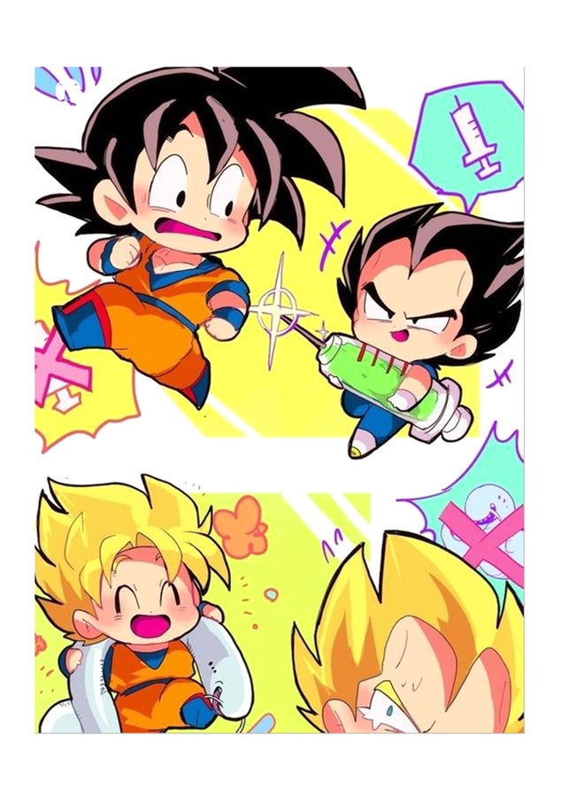 ملصق جداري مطبوع متعدد الألوان 20سم