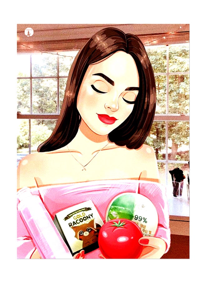 ملصق جداري مطبوع متعدد الألوان 20سم