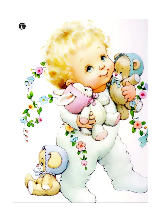 Printed Wall Sticker Multicolour 20cm