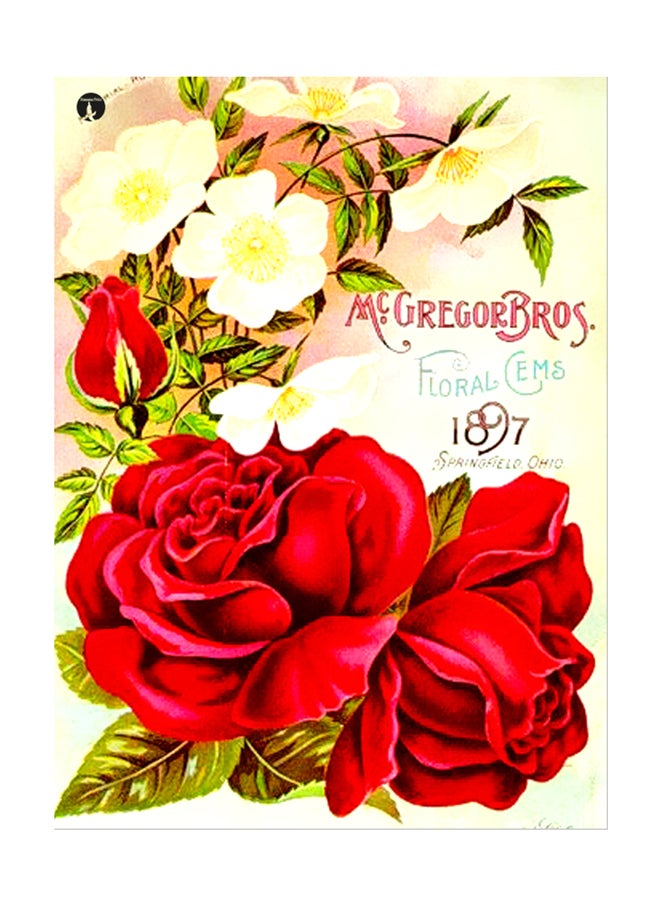 ملصق جداري مطبوع متعدد الألوان 20سم