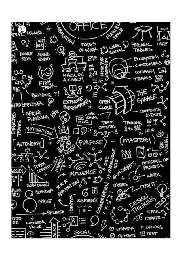 Printed Wall Sticker Multicolour 20cm