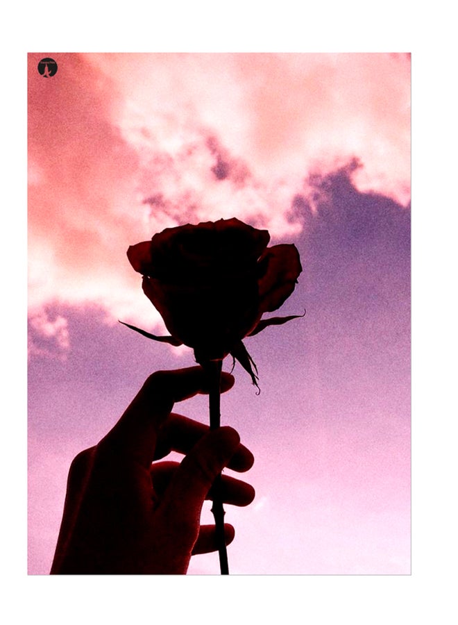 ملصق جداري مطبوع متعدد الألوان 20سم