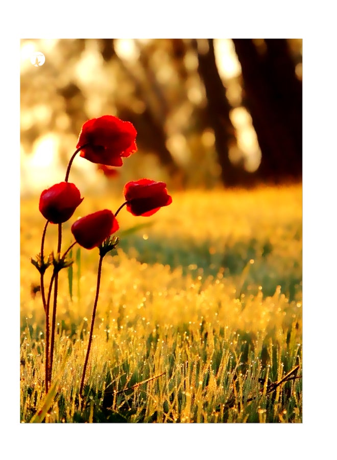 بي بي ملصق جداري مطبوع متعدد الألوان 20سم