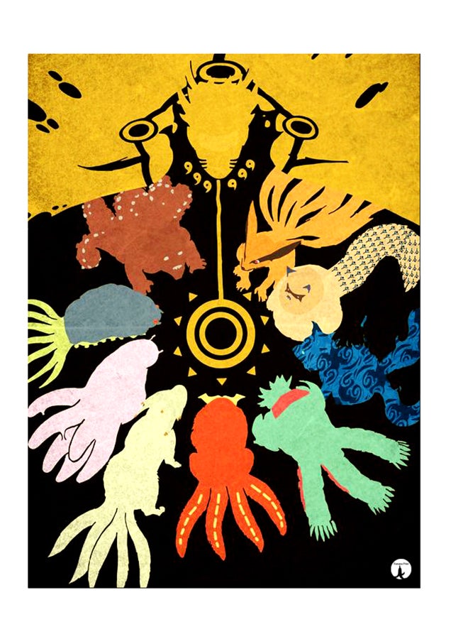 ملصق جداري مطبوع متعدد الألوان 20سم