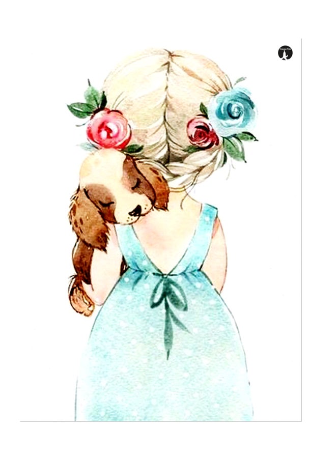 بي بي ملصق جداري مطبوع متعدد الألوان 20سم