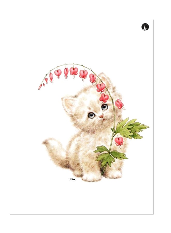 ملصق جداري مطبوع متعدد الألوان 20سم