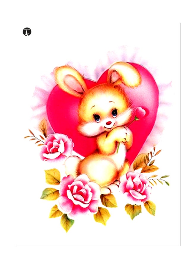 بي بي ملصق جداري مطبوع متعدد الألوان 20سم