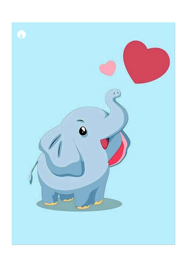 ملصق جداري مطبوع متعدد الألوان 20سم