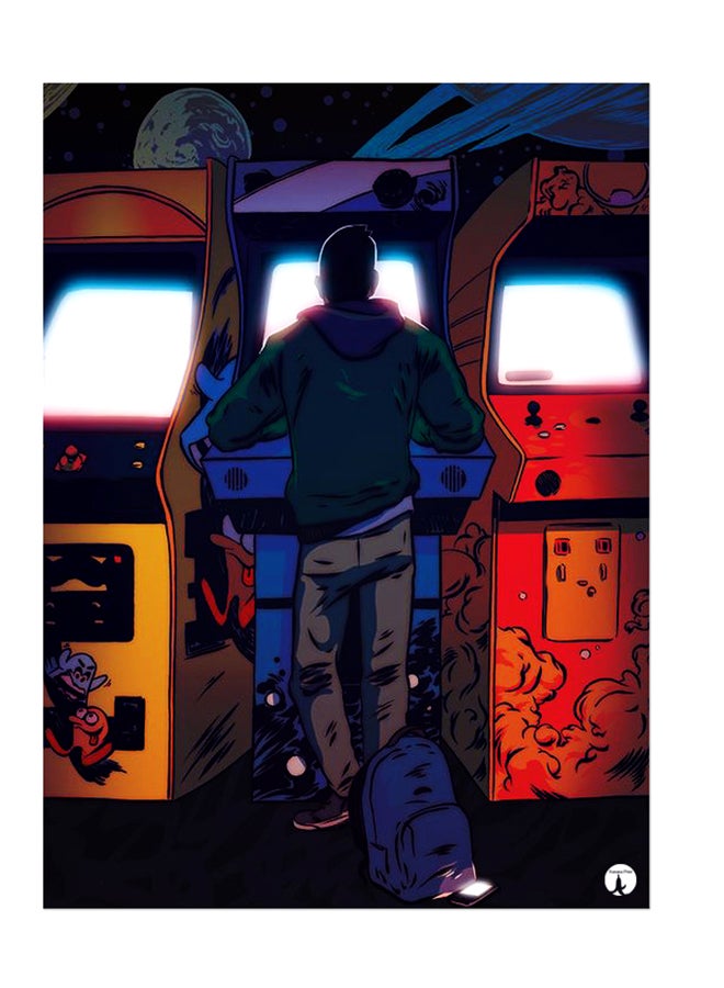 BP Printed Wall Sticker Multicolour 20cm