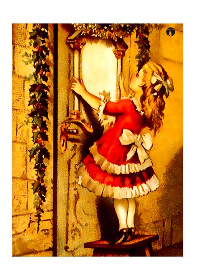 بي بي ملصق جداري مطبوع متعدد الألوان 20سم