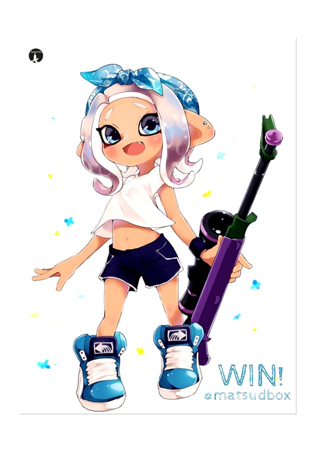 بي بي ملصق جداري مطبوع متعدد الألوان 20سم