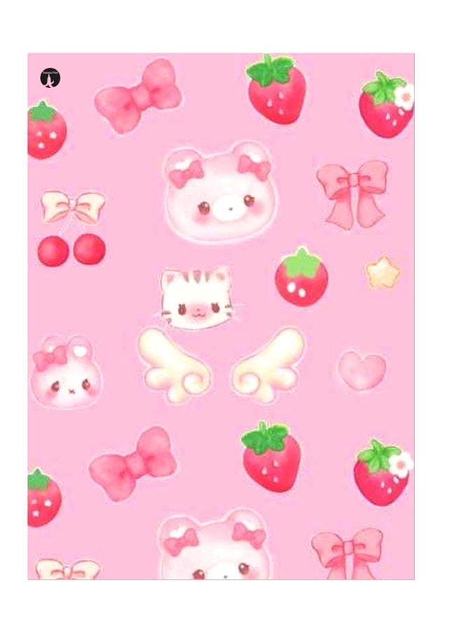 بي بي ملصق جداري مطبوع متعدد الألوان 20سم