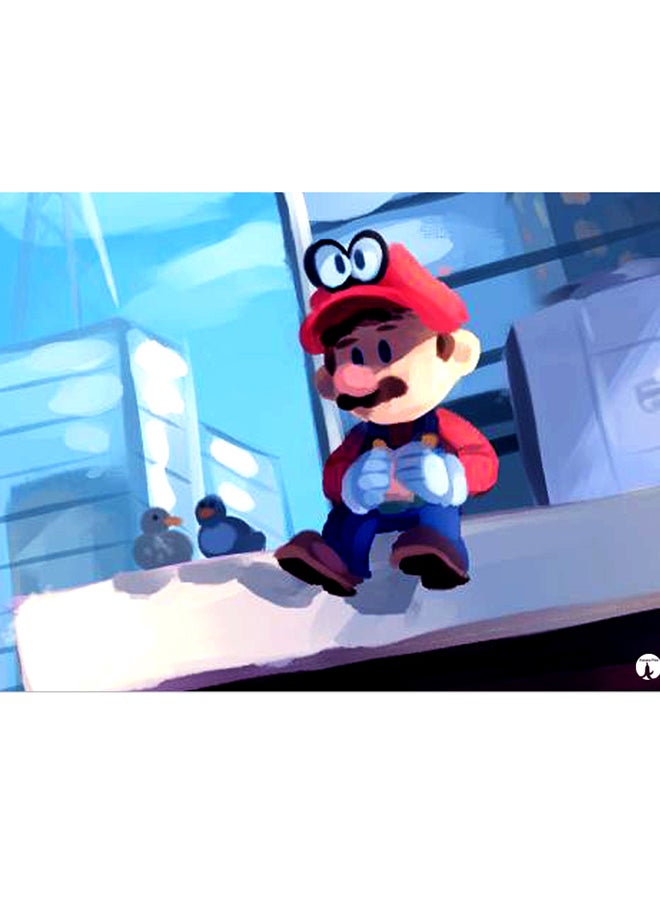 بي بي ملصق جداري مطبوع متعدد الألوان 20سم