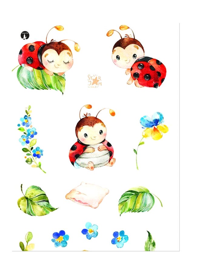 ملصق جداري مطبوع متعدد الألوان 20سم