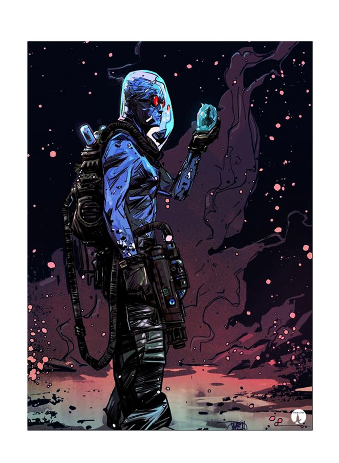 بي بي ملصق جداري مطبوع متعدد الألوان 20سم