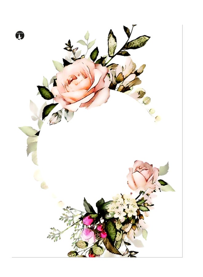 ملصق جداري مطبوع متعدد الألوان 20سم