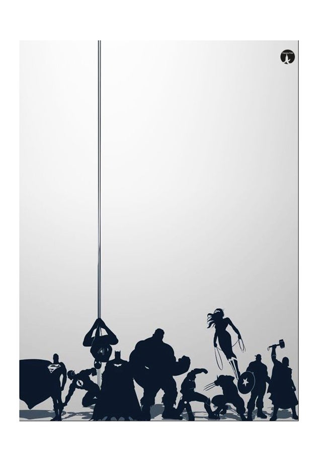 Printed Wall Sticker Multicolour 20cm