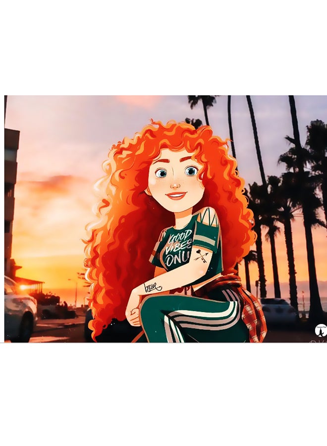 BP Printed Wall Sticker Multicolour 20cm