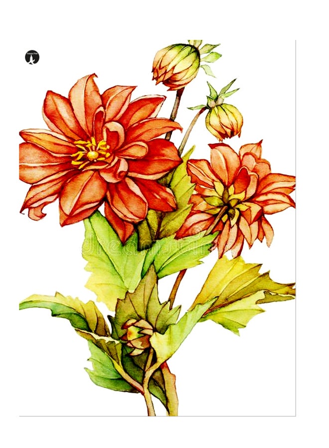 ملصق جداري مطبوع متعدد الألوان 20سم