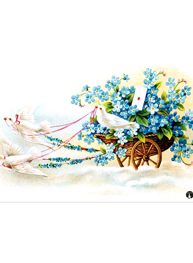 بي بي ملصق جداري مطبوع متعدد الألوان 20سم